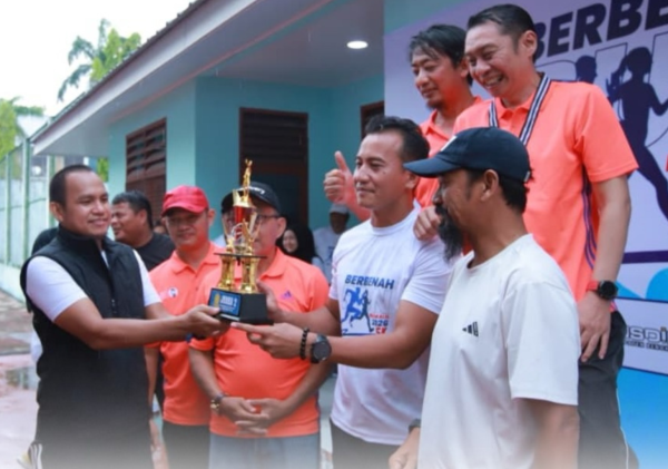 DPRD Provinsi Riau Dukung Gaya Hidup Sehat Melalui Berbenah Run 5K di Bengkalis