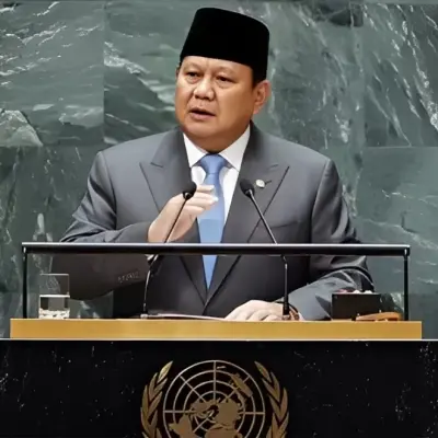 Pidato Berapi-api Prabowo di PBB Serukan Solusi Dua Negara