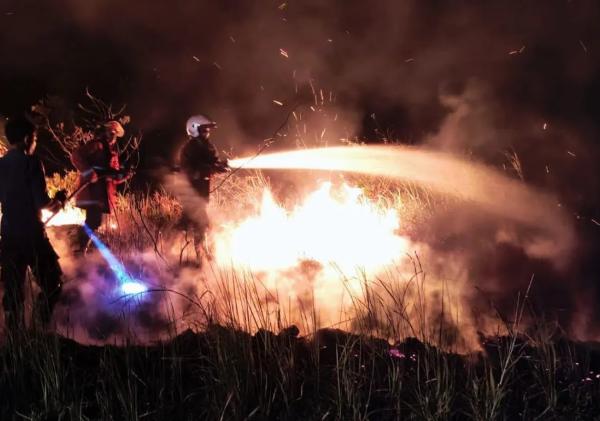 Berlangsung Selama Tiga Jam, Kebakaran Lahan Seluas 50 Ha di Natuna Berhasil Dipadamkan