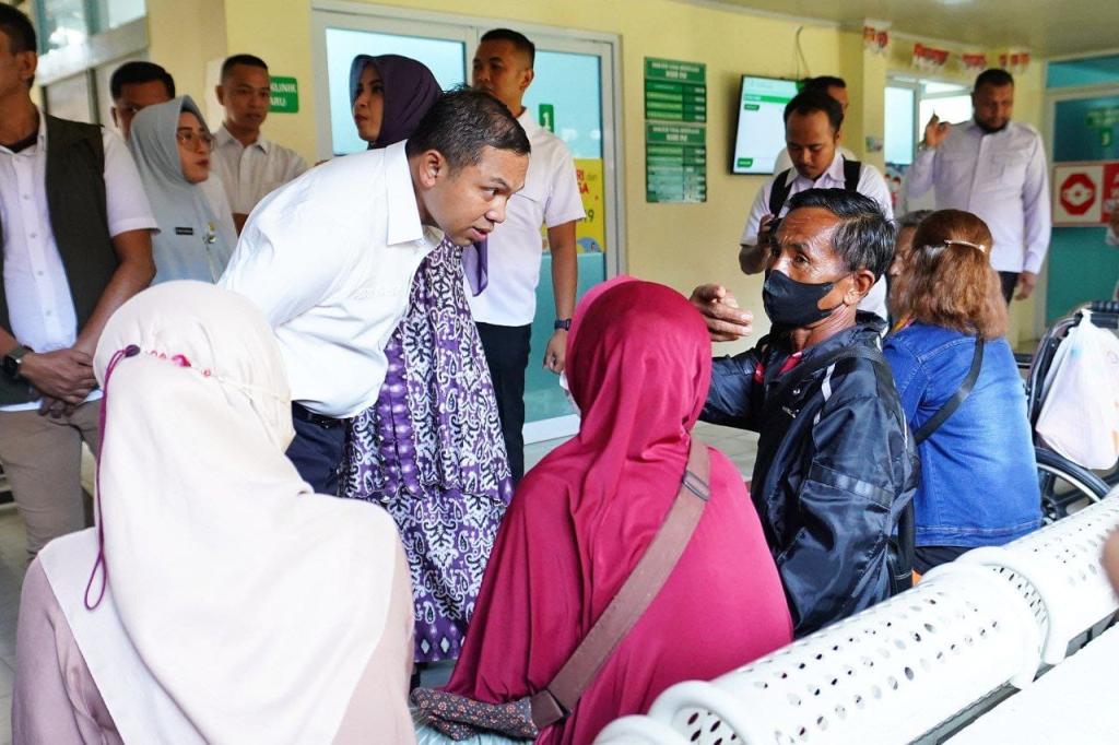Gubernur Riau Abdul Wahid Sidak RSUD Arifin Achmad, Soroti Proses Diagnosis dan Tata Kelola Rumah Sakit