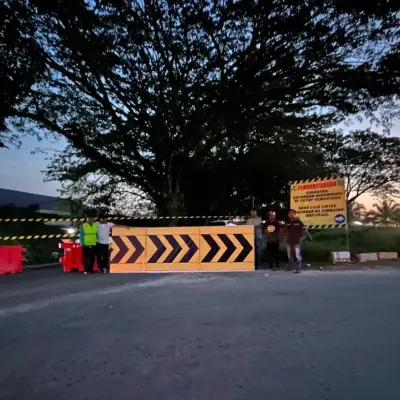 Jembatan Danau Bingkuang Ditutup Sementara, BPJN Riau Alihkan Arus Lalu Lintas