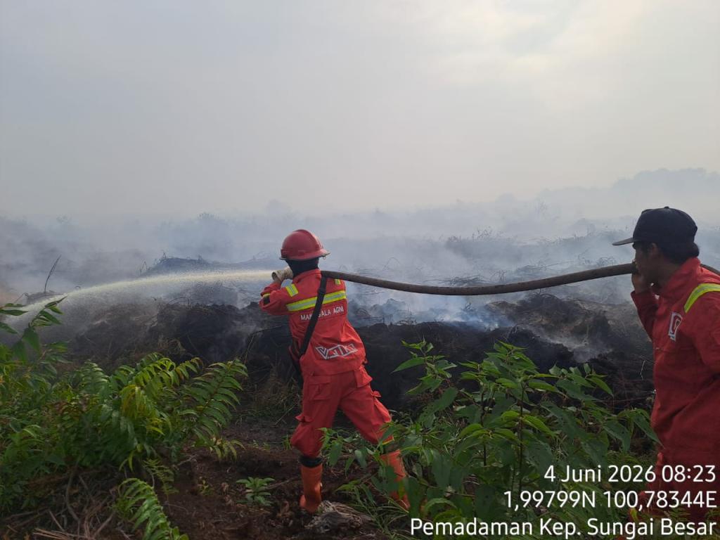 Atasi Karhutla di Rupat, Manggala Agni Tambah 3 Regu dari Siak dan Jambi