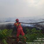 Atasi Karhutla di Rupat, Manggala Agni Tambah 3 Regu dari Siak dan Jambi
