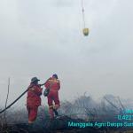 Tim Manggala Agni Masih Berjibaku Padamkan Karhutla di Imhu  Dua Helikopter Dikerahkan