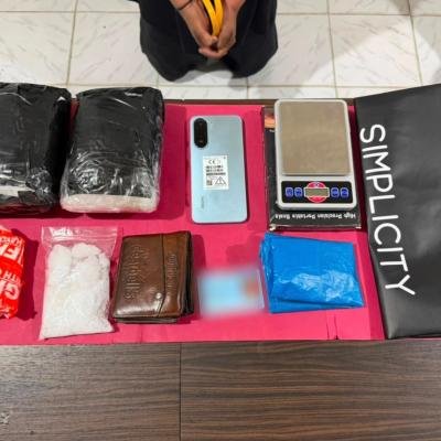 Kurir Sabu Ditangkap di Bandara SSK II Pekanbaru, Polisi Sita 2,2 Kilogram Narkotika