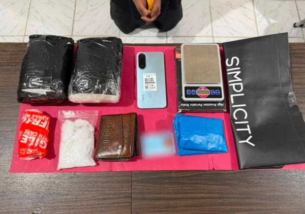 Kurir Sabu Ditangkap di Bandara SSK II Pekanbaru, Polisi Sita 2,2 Kilogram Narkotika