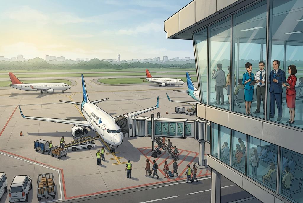Jarak Pandang Membaik, 11 Penerbangan di Bandara SSK II Pekanbaru Berjalan Normal