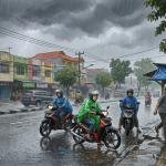 Usai Diguyur Hujan, Kualitas Udara Pekanbaru Berada di Level Sedang