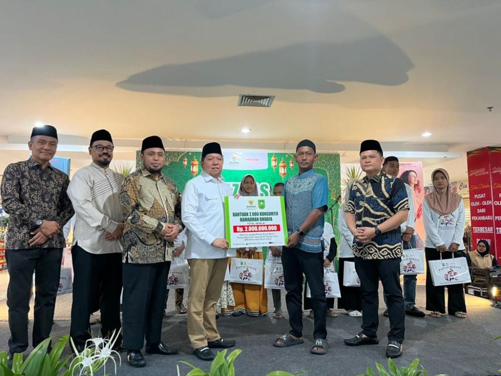 Baznas Riau Distribusikan Zakat Rp4,25 Miliar untuk Anak Yatim dan Dhuafa