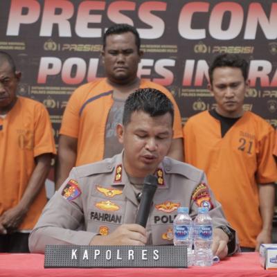 Polres Inhu Bongkar Sindikat Curanmor dan Jaringan STNK Palsu, 10 Tersangka Dibekuk
