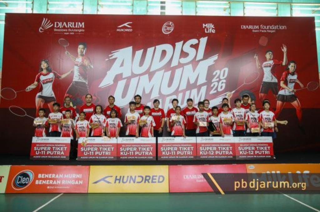 15 Atlet Muda Raih Super Tiket di Ajang Audisi Umum PB Djarum 2026 Pekanbaru, Ini Nama-namanya