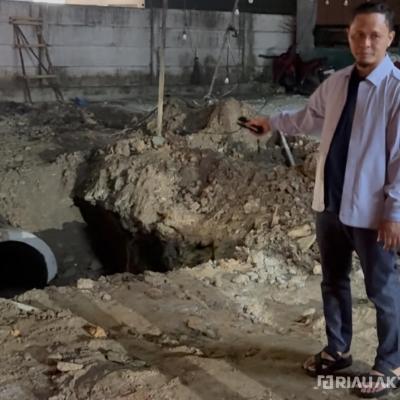 Normalisasi Drainase Efektif, Simpang Arengka dan Arifin Achmad Bebas Banjir Usai Hujan Deras