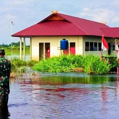Dua Sekolah Terendam di Rohul, Proses Belajar Dialihkan Daring