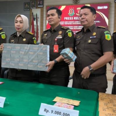 Kejari Tanjungpinang Eksekusi Uang Pengganti dari Kasus Korupsi Senilai Rp663 Juta