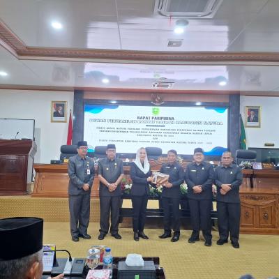 DPRD Natuna Gelar Paripurna Bahas Ranperda dan RPJMD