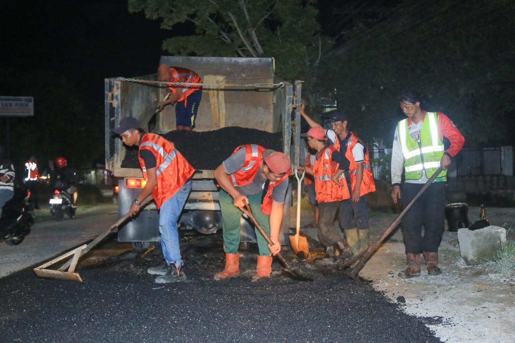 Pemko Pekanbaru Pastikan Perbaikan Jalan Rampung Sebelum Lebaran