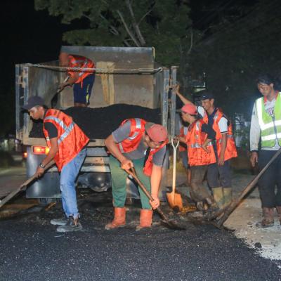 Pemko Pekanbaru Pastikan Perbaikan Jalan Rampung Sebelum Lebaran