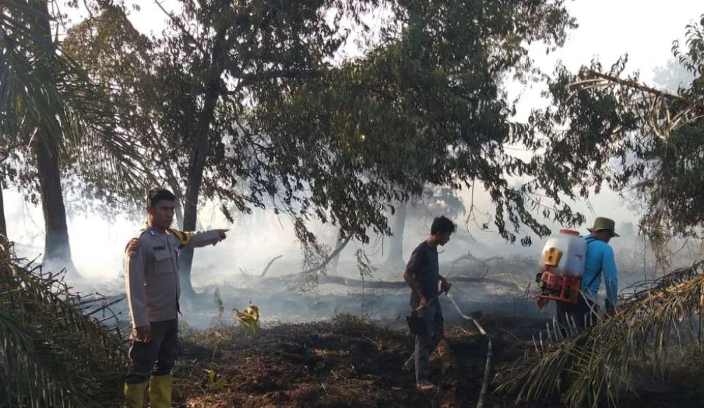 Dari Layar Gawai ke Medan Api: Detik-detik Penjinakan Karhutla di Benayah