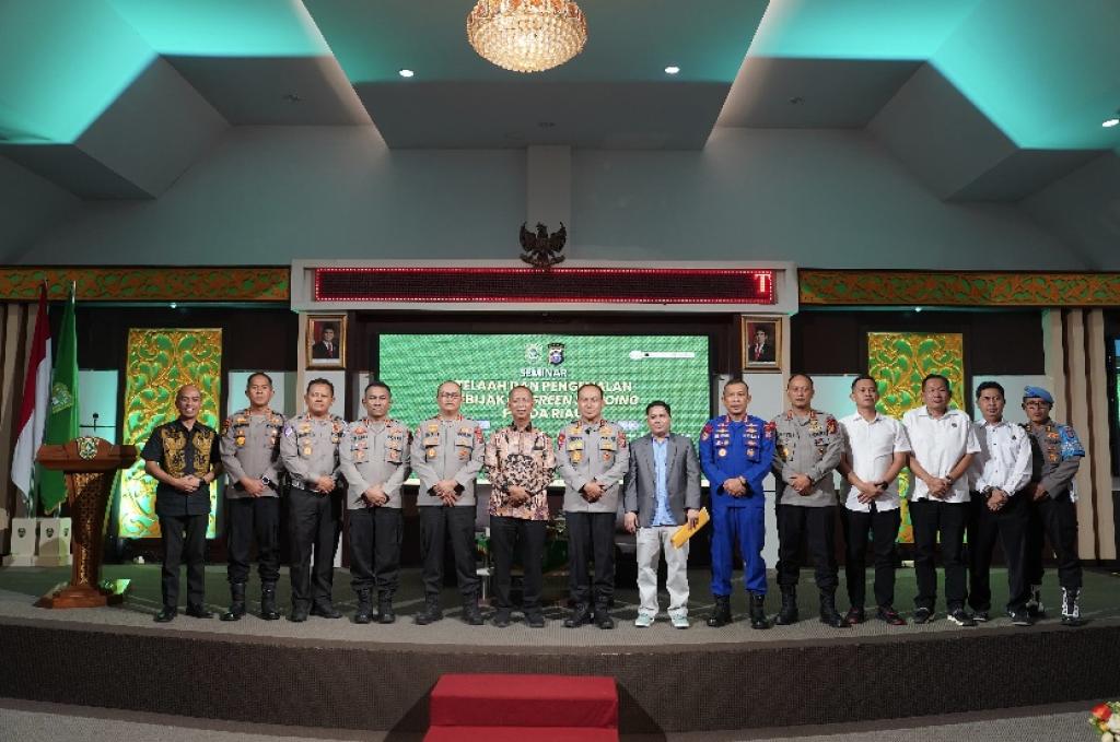 Kapolda Riau Gagas Konsep Green Policing, Pelaksanaan Polri Presisi di Provinsi Riau