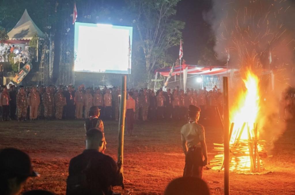 Bersatu Jaga Alam, Api Unggun Jambore Karhutla Kobarkan Semangat Jaga Hutan