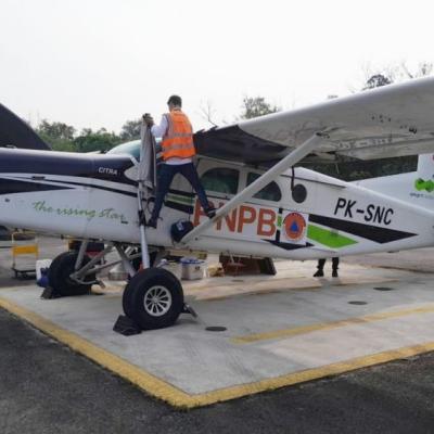 BNPB Mulai Operasi Modifikasi Cuaca di Riau, Fokus Cegah Karhutla di Rohil
