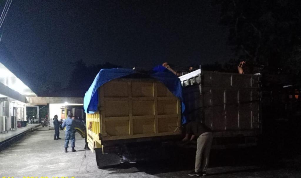 BBKSDA Riau Amankan Dua Truk Kayu Ilegal Beserta Supir di SM Kerumutan