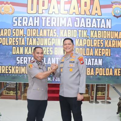Polda Kepri Gelar Sertijab Pejabat Utama, Fokus Penguatan Kinerja dan Pelayanan