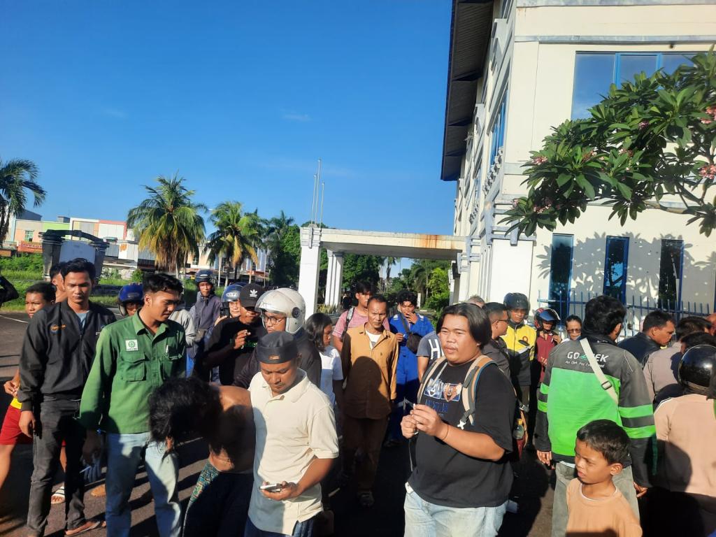 Polisi Amankan Terduga Pencuri Kabel di Gedung Saka Kencana Kepri
