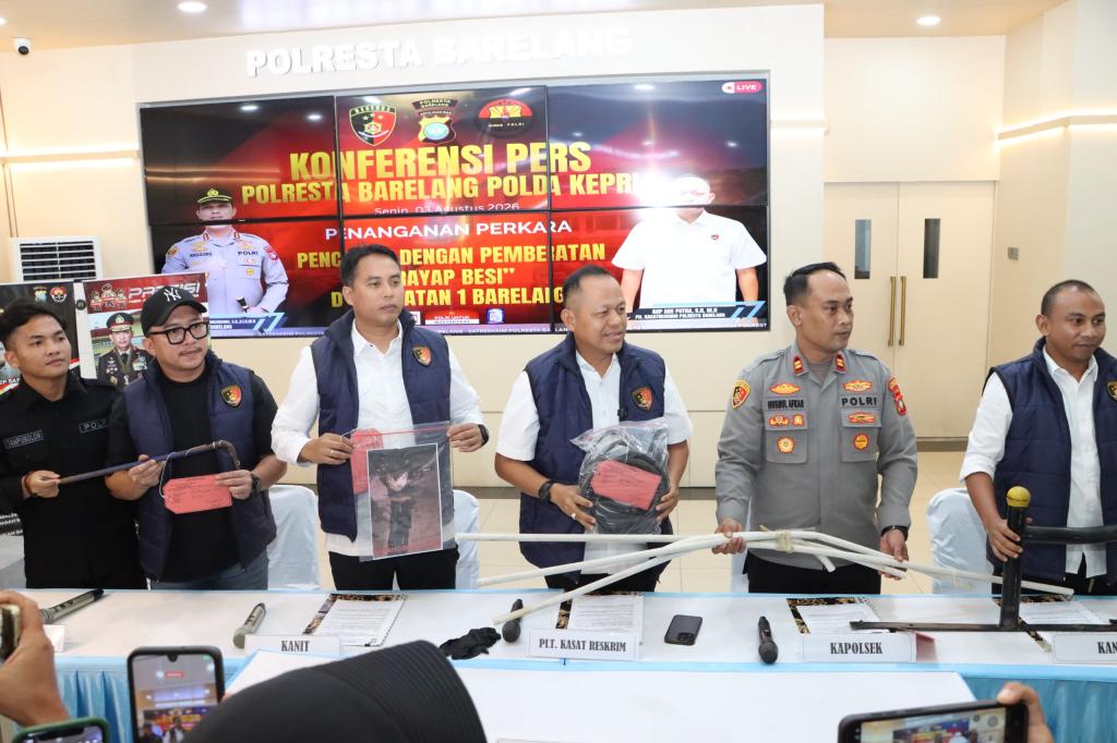 Pencuri Kabel Jembatan I Barelang Dibekuk, Polisi Sita Linggis hingga Sepeda Motor
