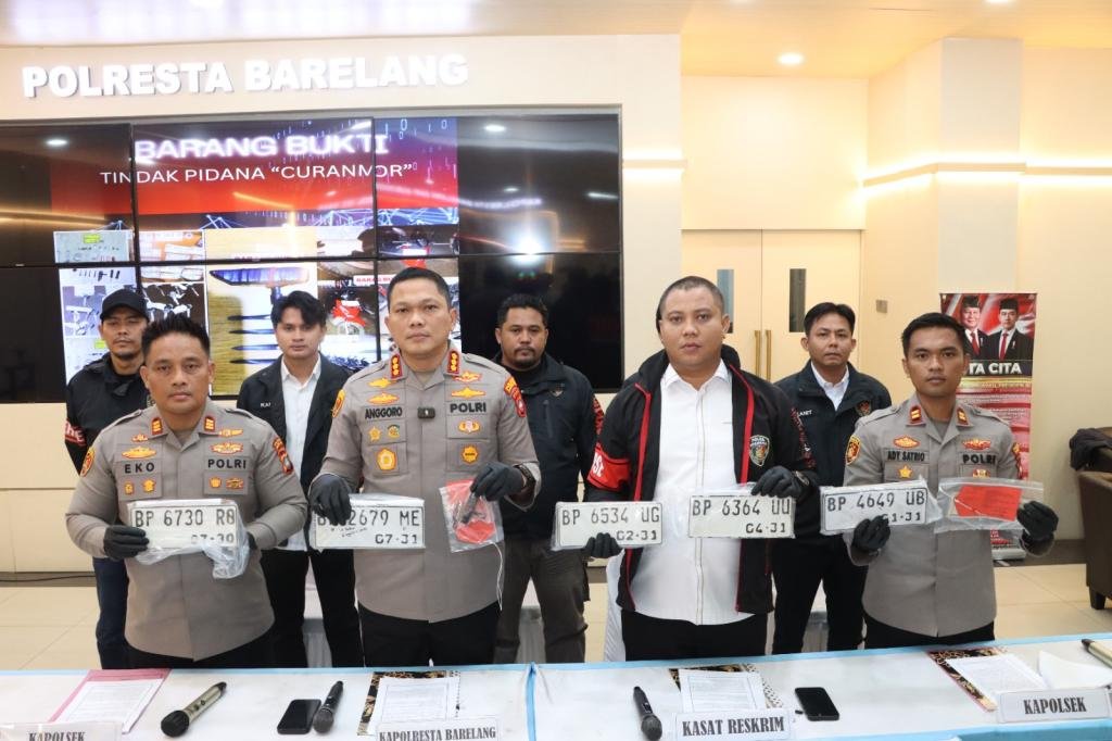Polresta Barelang Ungkap Jaringan Curanmor, 40 Motor Disita