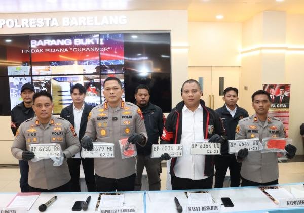 Polresta Barelang Ungkap Jaringan Curanmor, 40 Motor Disita