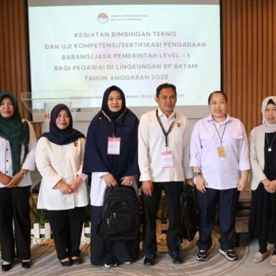 BP Batam Gelar Bimtek Uji Kompetensi dan Sertifikasi Pengadaan Barang Jasa