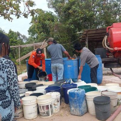 BPBD Tanjungpinang Pasok 25 Ton Air Untuk Warga Selama Kemarau