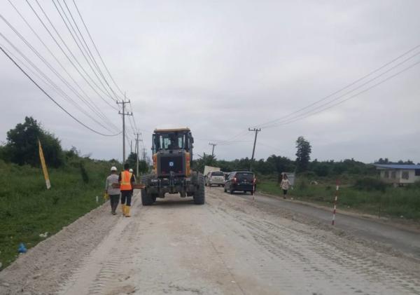 Atasi Banjir, BPJN Riau Gesa Perbaikan Ruas Jalintim di Pelalawan