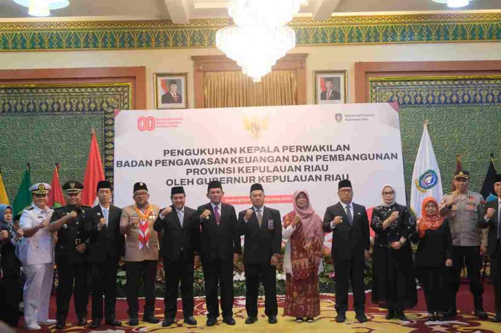 Gubernur Kepri Kukuhkan Mudzakir sebagai Kepala BPKP