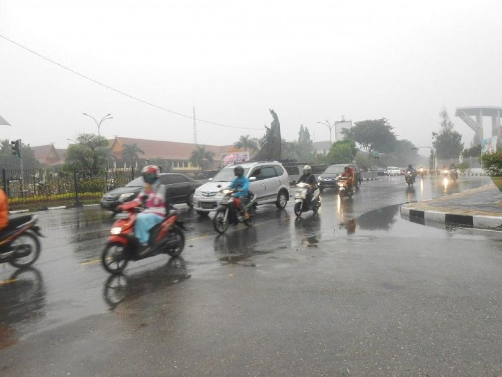 Cuaca Riau 14 Januari 2025: Hujan Meluas, Berikut Wilayah Terdampak