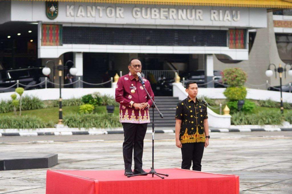 Pj Gubri Rahman Hadi Apresiasi Pegawai dan Prestasi Pemprov Riau di Tahun 2024
