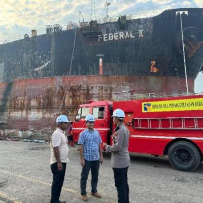 10 Orang Tewas, Polisi Periksa Saksi Terbakarnya Kapal Tanker MT Federal II di Batam