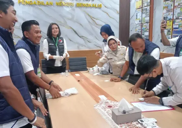 Hakim dan ASN PN Bengkalis Jalani Tes Urine Dadakan, Begini Hasilnya