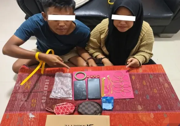 Sandiwara Perampokan di Bengkalis Terbongkar Lewat Rekaman CCTV