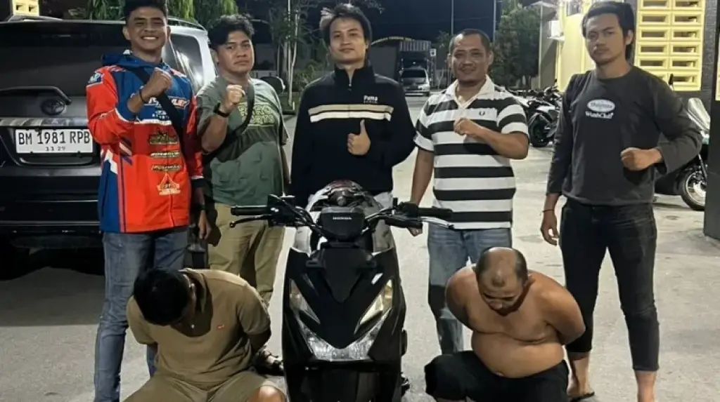 Polres Bengkalis Ungkap Kasus Penggelapan Motor, Dua Pria Ditangkap