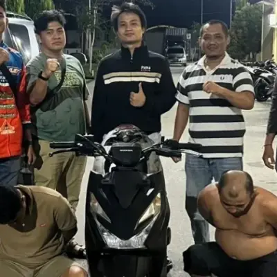 Polres Bengkalis Ungkap Kasus Penggelapan Motor, Dua Pria Ditangkap
