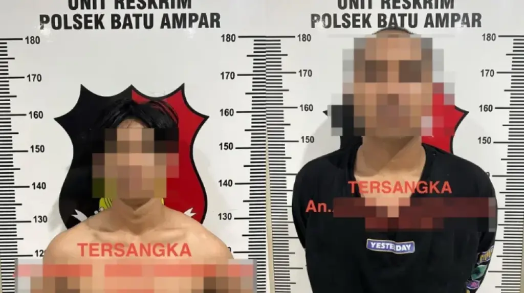 Polda Kepri Tangkap Dua Tersangka Curas terhadap WN Malaysia di Hotel Batam