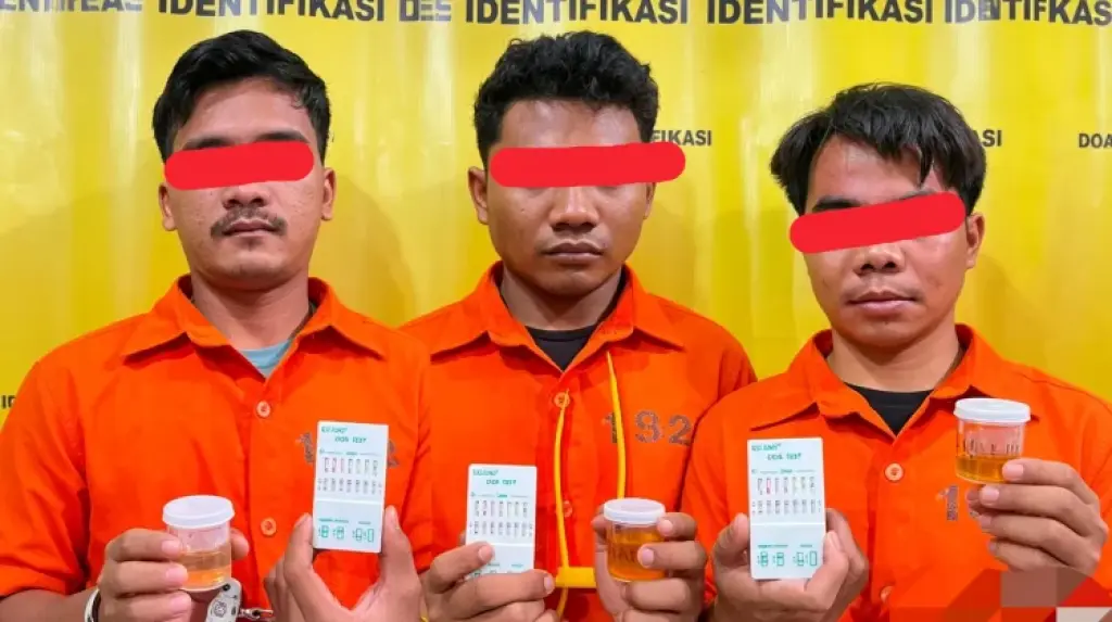 Miliki 8 Paket Besar Sabu, Polres Bengkalis Tangkap Tiga Tersangka