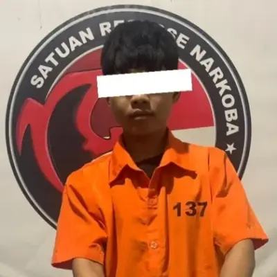 Diduga Edarkan Sabu, Pria 22 Tahun Ditangkap Satresnarkoba Polres Bengkalis