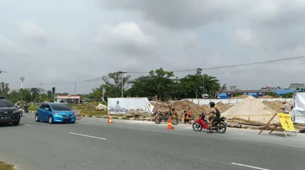 Pembangunan Simpang Arifin Ahmad-Sudirman Pekanbaru Ditargetkan Rampung Akhir 2026