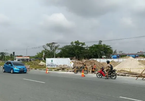 Pembangunan Simpang Arifin Ahmad-Sudirman Pekanbaru Ditargetkan Rampung Akhir 2026