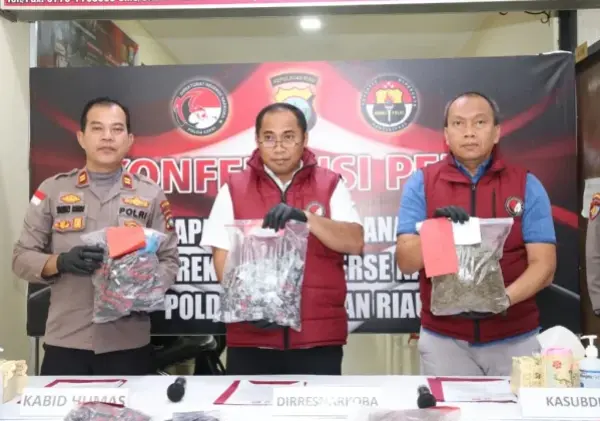 Polda Kepri Ungkap 24 Kasus Narkotika dalam Sebulan, 36 Tersangka Ditahan