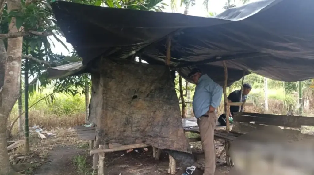 Diduga Jadi Lokasi Transaksi Sabu, Pondok Kayu di Penebal Dibongkar Polisi