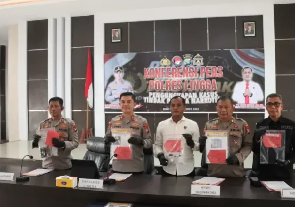 Polres Lingga Tangkap Empat Tersangka Narkoba, Dua di Antaranya ASN